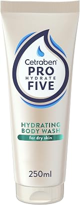 Cetraben Pro Hydrate Five Daily Body Wash 250ml Ceramides B5 Dry Skin Vegan