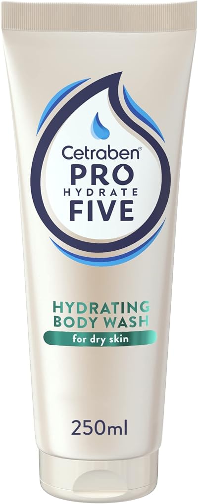 Cetraben Pro Hydrate Five Daily Body Wash 250ml Ceramides B5 Dry Skin Vegan