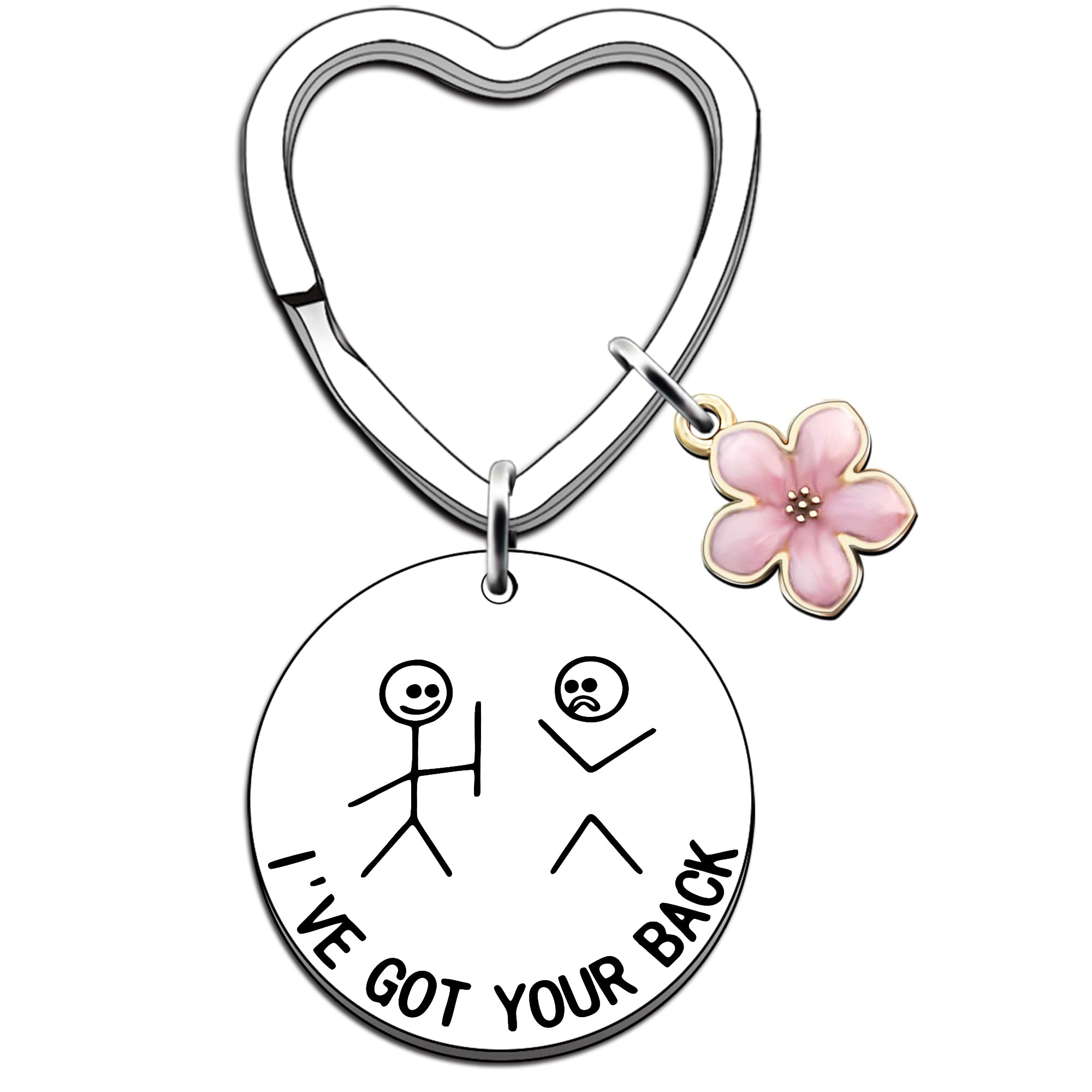 JMIMO I’ve Got Your Back Funny Best Friends Gifts for Women Men Funny Birthday Christmas Graduation Keyring Gift for Him Her