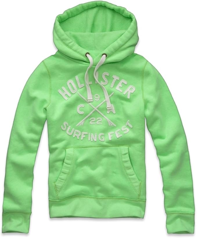 New para hombre Hollister luz verde sudadera con capucha ...