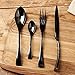 Apriling 4-Piece Stainless Steel Flatware Set Including Steak Fork Spoons Knife Tableware