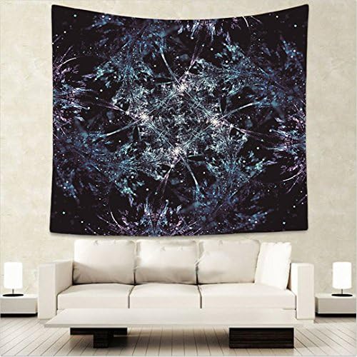 Dodoer 130X150cm Mandala Tapestry Bohemian Polyester Wall Decoration Dreamcatcher Hippie Mandala Multi-Purpose Wall Hanging