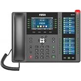 Fanvil X210-V2 Enterprise IP Phone for Receptionist, 20 SIP Lines with 106 Programmable DSS Keys, Wi-Fi Ready &amp; Bluetooth 4.2, 4.3&rdquo; Color Display with Dual Side Screens, PoE &amp; Gigabit Ethernet