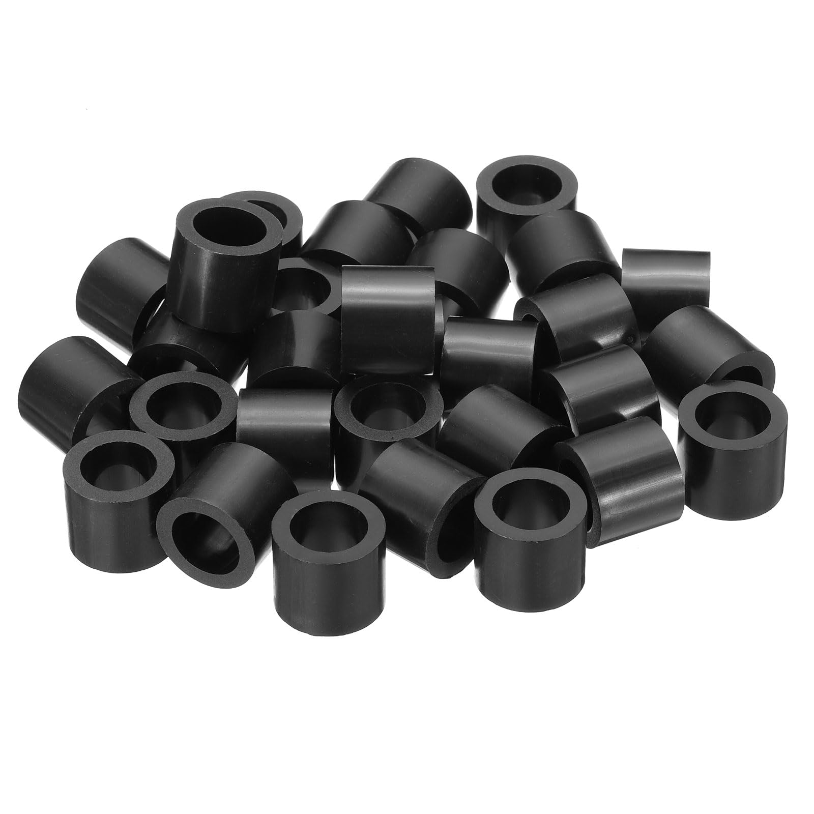 PATIKIL M12 Round Electrical Outlet ABS Spacers Washer, 30 Pcs 12.2mm ID, 18mm OD, 15mm Length Without Threaded,Switch and Receptacle Spacers Hardware for M12 Screws