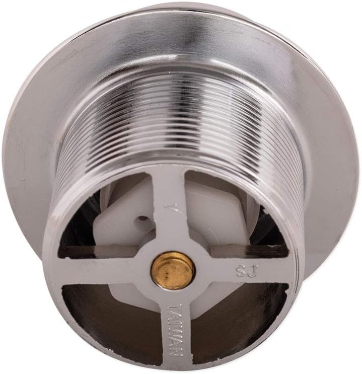 Eastman 35235 Tip-Toe Chrome Plated Bath Drain Assembly Kit with Flange and Drain Washer, Silver Finish: Home Improvement