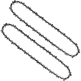 Opuladuo 2PC 12" Chainsaw Chain for Dewalt DCCS621B, 12 Inch Replacement Chain for Dewalt DCCS621P1 Chainsaw
