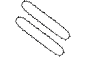 Opuladuo 2PC 12 Inch Chainsaw Chain for EGO CS1201, 12" Replacement Chain for EGO CSX3000 Chainsaw - AC1204