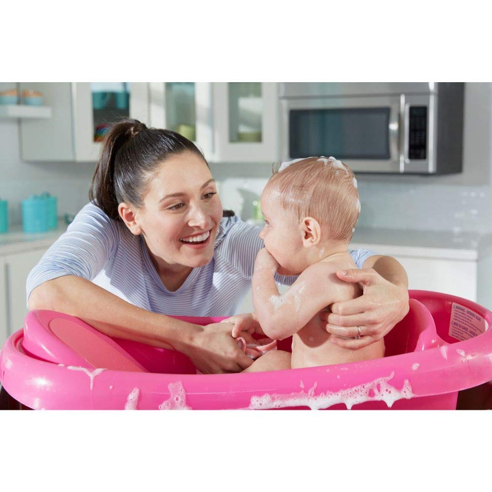 The First Years Sure Comfort Deluxe Newborn to Toddler Tub Pink : Baby Bathing Seats And Tubs : Baby