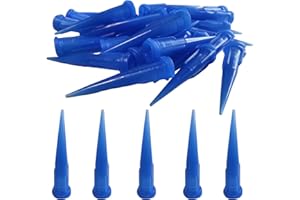 22GA TT Plastic Tapered Tip Dispensing Needles 120pcs Precision Glue Applicator Tips