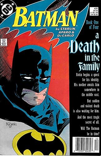 Amazon Com Bat Man 426 427 428 429 A Death In The Family Complete Story 426 429 Dc Comics 1988 4 Comics Everything Else Amazon Com Bat Man 426 427 428 429 A Death In The Family Complete Story 426 429 Dc Comics 1988 4 Comics Everything Else
