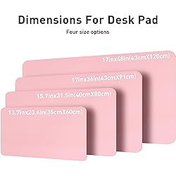 Aothia Leather Desk Pad Protector, Mouse
