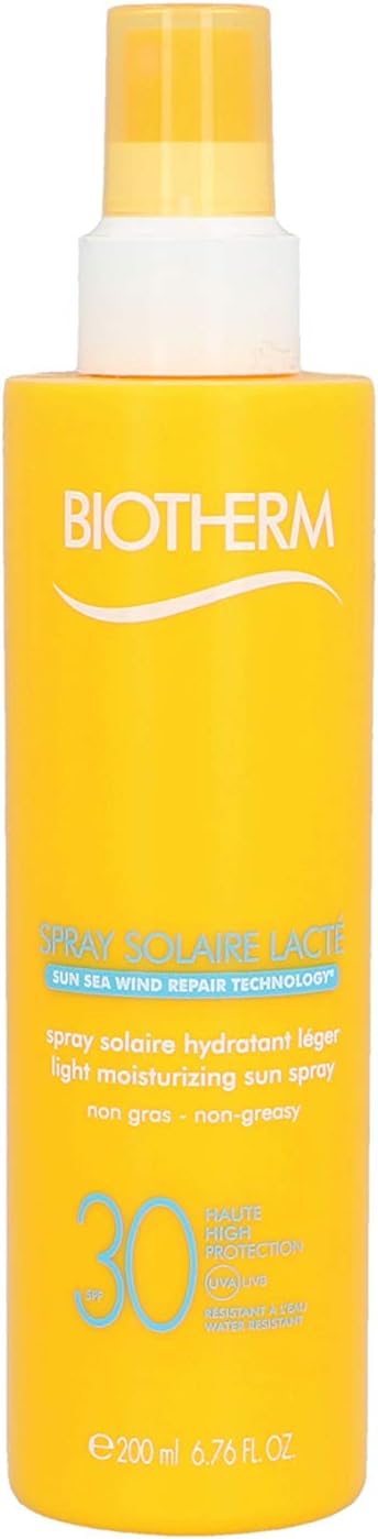 Biotherm Sun Spray SPF 30 Face & Body Moisturizing UVA UVB Protection 200ml