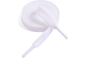 VSUDO 5/16" Fine Weave Flat Shoe Lace Shoestring for Running Athletic Sneaker