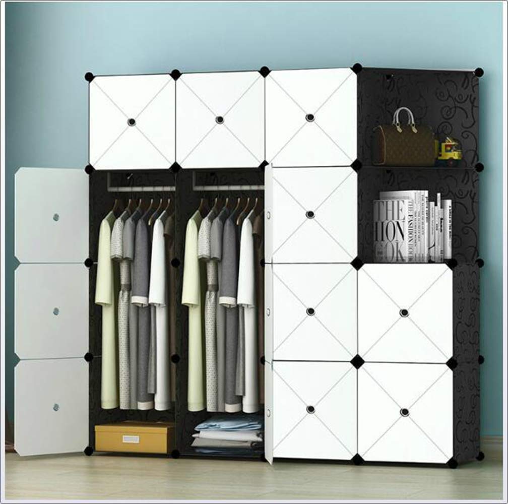 Lmcljj Closet Portable Closet Organizer Wardrobe Clothes Closet