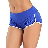ENEESSI Women's Booty Shorts Workout Butt Lifting High Waist Yoga Running Gym Shorts