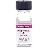 LorAnn Peppermint Oil SS Natural Flavor, 1 dram bottle (.0125 fl oz - 3.7ml - 1 teaspoon)