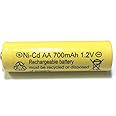 700mah AA NiCd 1.2v Rechargeable Batteries Garden Solar Ni-Cd Light LED S (Pack of 6)