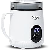 Starpil Wax Warmer - Digital Mini Wax Warmer for Hair Removal 8.4oz / 238g – Best for Hard Wax Beads – Use for Hair Removal – Adjustable Temperature Wax Pot for Facial Hair (White)