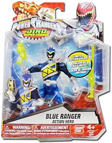 Saban's Power Rangers Dino Super Charge Blue Ranger Translucent Limited Edition Exclusive Figure