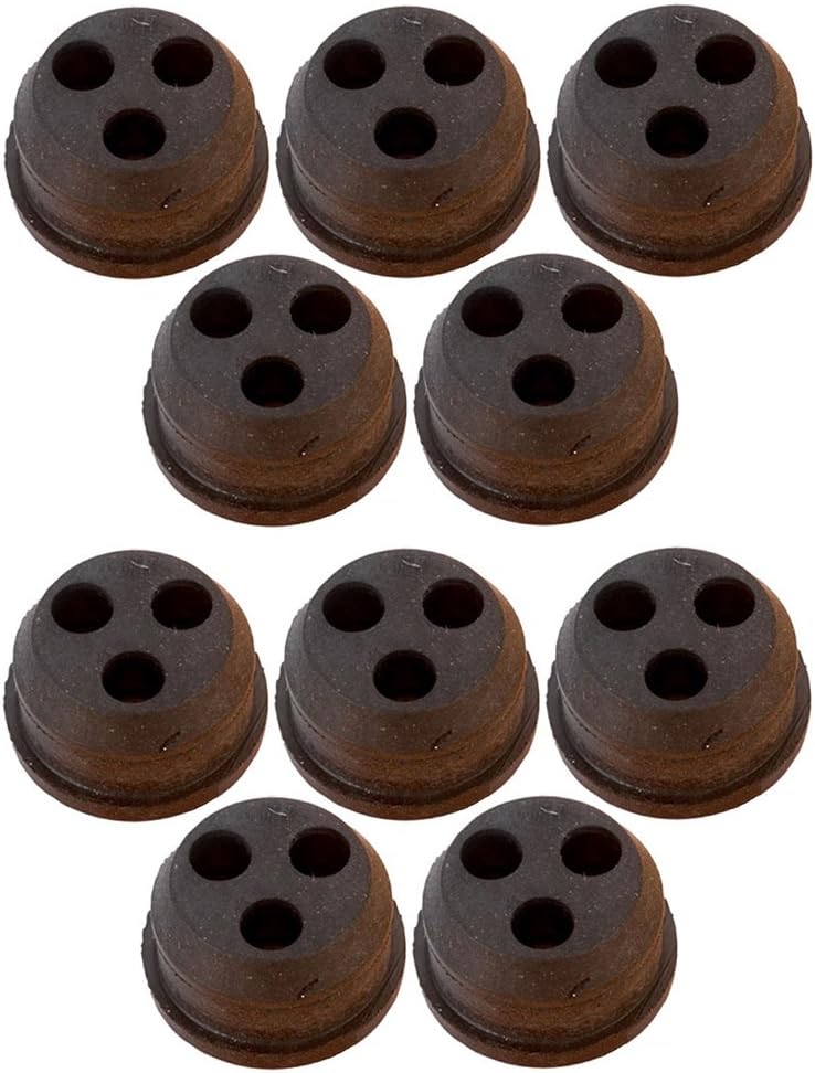10 Pack FUEL / GAS TANK GROMMET 3 Hole V137000030, 13211546730 for Echo Trimmer /#B4G341TG 32W4-15RTH728405