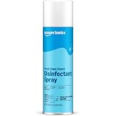 Amazon Basics Disinfectant Spray, Fresh Linen, 19 oz, Pack of 1 | Kills 99.9% of bacteria (sanitizing) in 20 seconds