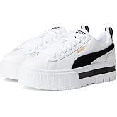 PUMA Womens Mayze Lace Up Platform Sneakers Shoes Casual - White - Size 10 M