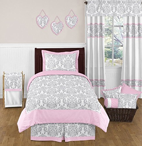 Sweet Jojo Designs Pink, Gray and White Elizabeth Fabric Memory/Memo Photo Bulletin Board - Thumbnail 3