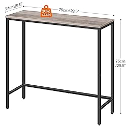HOOBRO 2 Pack Narrow Sofa Console