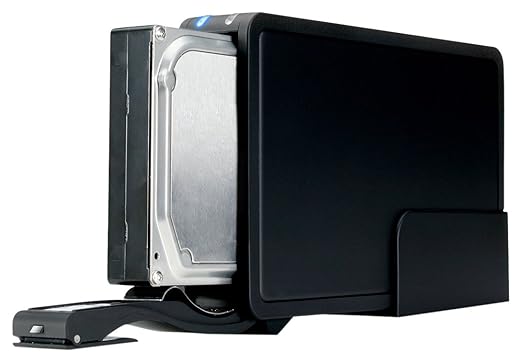 title=Fantec ER-35U3-6G Box per Disco da 3,5", Nero