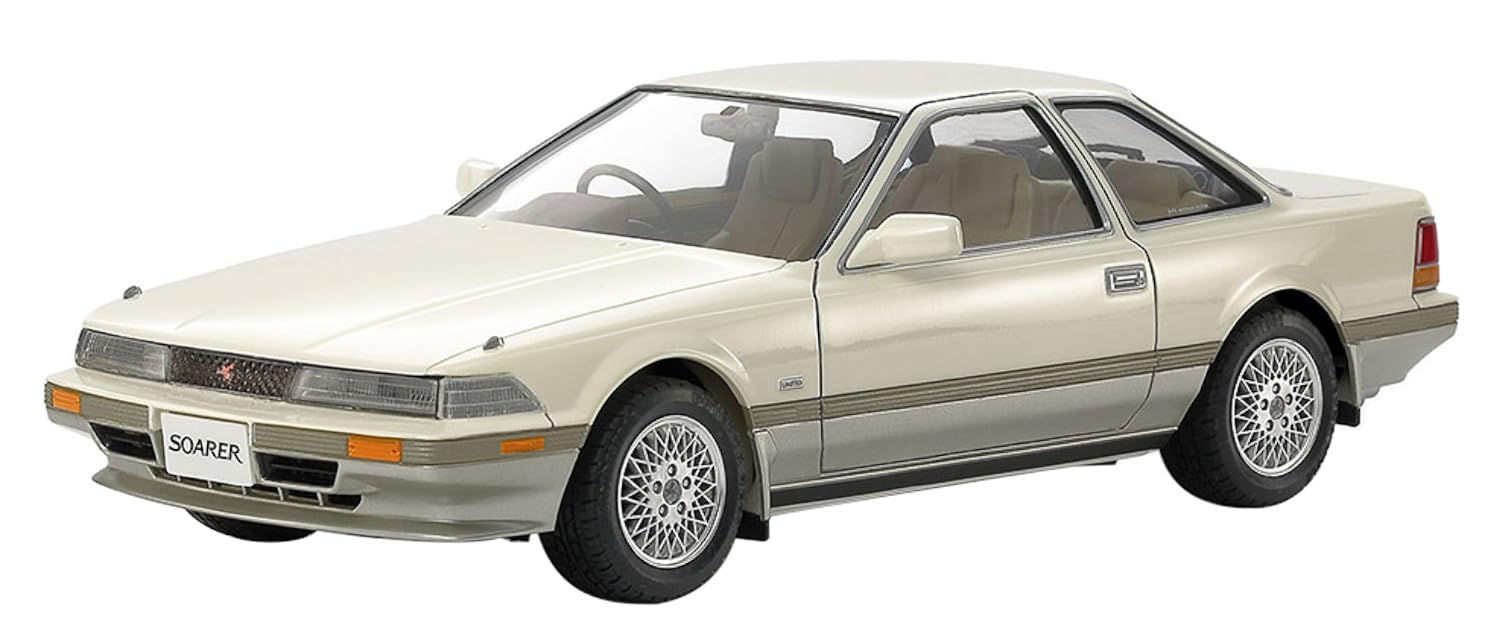 TAMIYA 24064 1:24 Toyota Soarer 3.0 GT Model Building Plastic Kit, Crafts, Hobby, Gluing, Plastic Kit, Unpainted, White