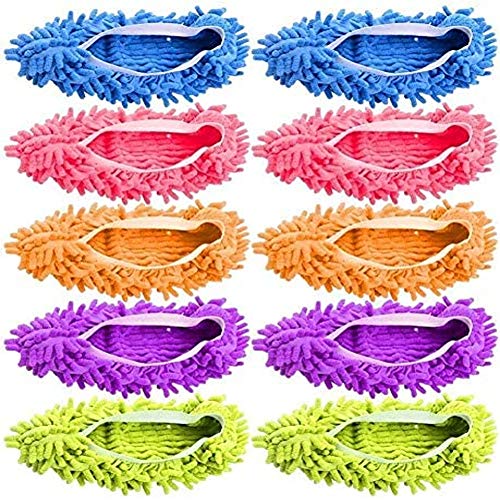 Tamicy Mop Slippers Shoes 5 Pairs