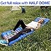Half Dome Sleeping Pad Waterproof Mat - Perfect Hiking, Camping, Car Sleeping, Backpacking Air Sleeping - Inflatable Sleep Bag Pad Built in Pump