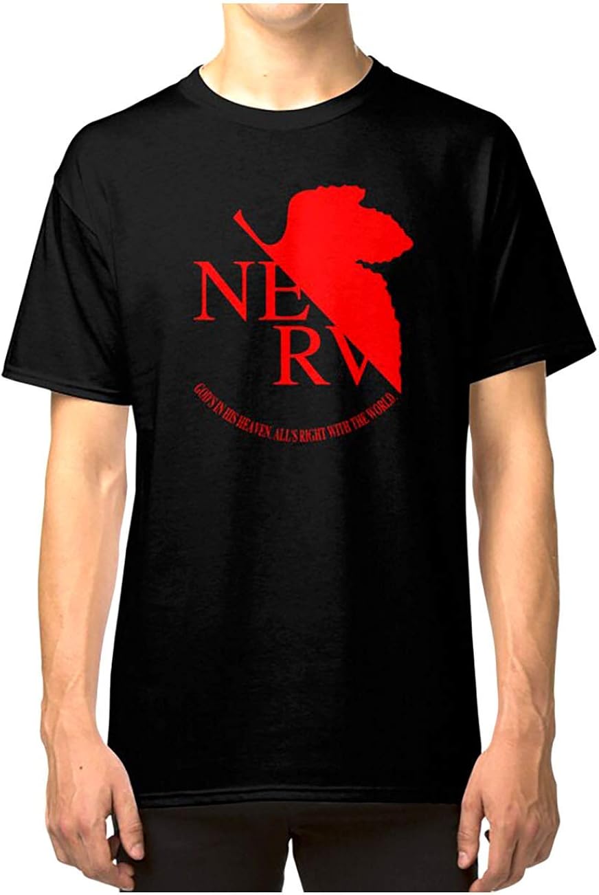 Amazon Com Nerv Logo Neon Genesis Evangelion Classic Tshirt Clothing