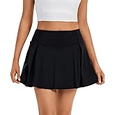 Blaosn Womens Tennis Golf Skirt Mini Pleated Athletic Skirts with Pockets Shorts Underneath Cute Clothes Summer Outfits