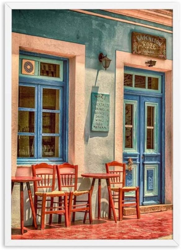 XingChen Drucke für Wände 60x85cm ohne Rahmen Vintage Poster Coffee