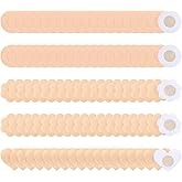 YUNEEHA 100 Pieces Disposable Pasties Nipple Covers, Invisible Nipple Petals Beige
