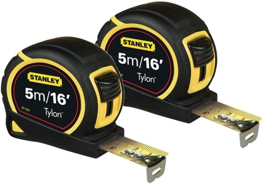 Stanley 1-30-696 Metric/Imperial Tape Measure with 19mm Blade, 5m/16'