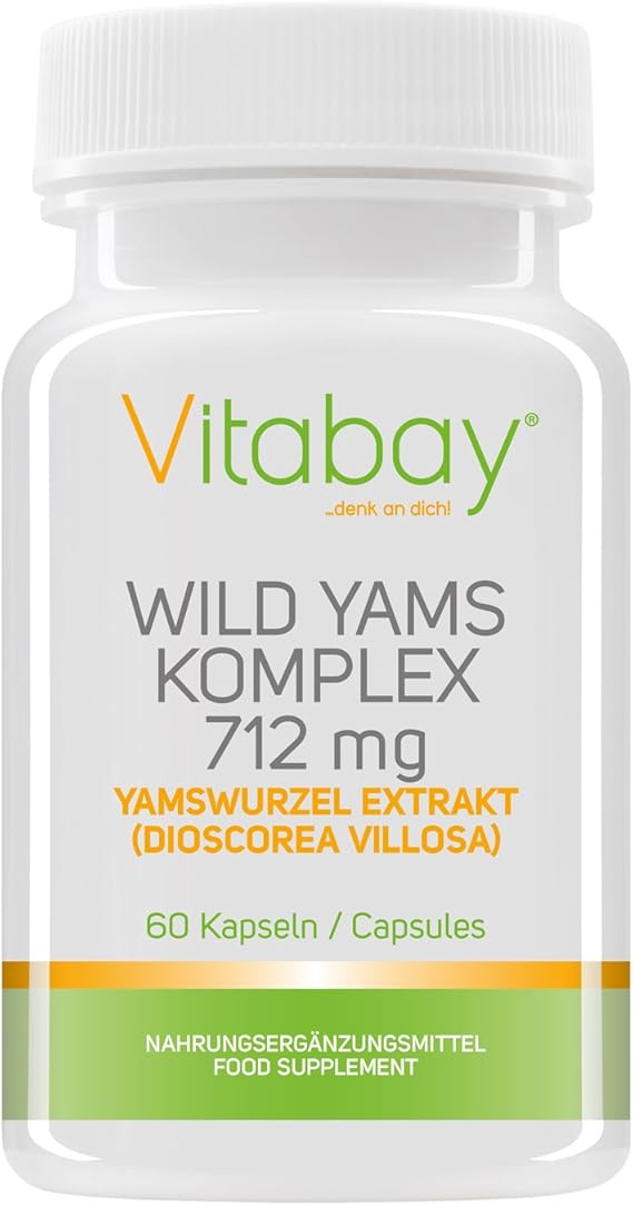 Wild Yams Extract Complex 712 mg 60 Capsules Amazon.co.uk Health