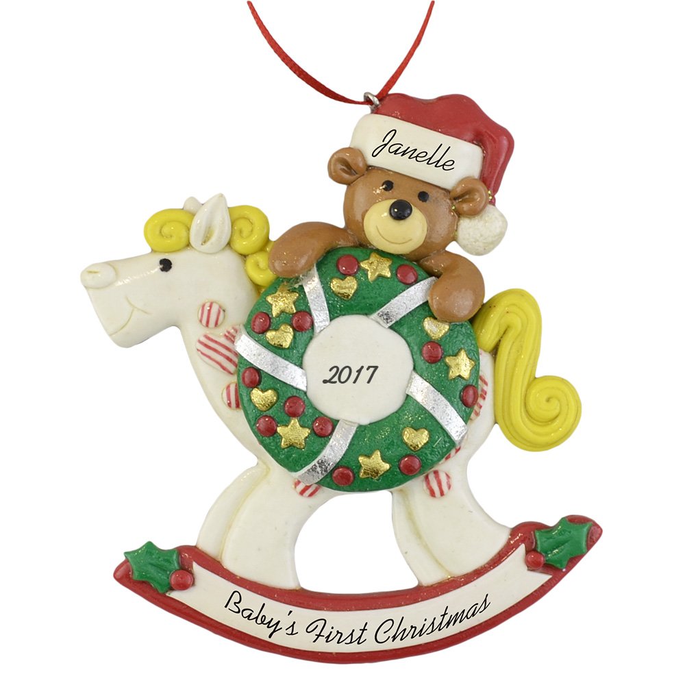 baby's first christmas ornament amazon