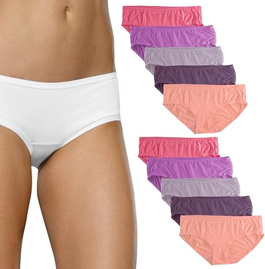 Fruit Of The Loom 10 Pack Women S Underwear Microfiber Hipster