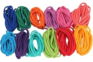 Tachiuwa Weaving Loom Loops Potholder Loops Loom Loops Refills Multiple Colors Weaving Loom Toys for Kids Adults Beginners DIY Crafts Supplies Gifts, 12 Colors 192PCS