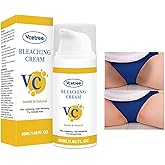 Vcetree Skin Bleaching Cream Skin Lightening for Body Intimate Areas, Private Parts, Underarm, Knees, Elbows, Inner Thigh, Bikini Area, Whitening Cream Dark Spot Remover For Intimate Areas (1FL OZ)