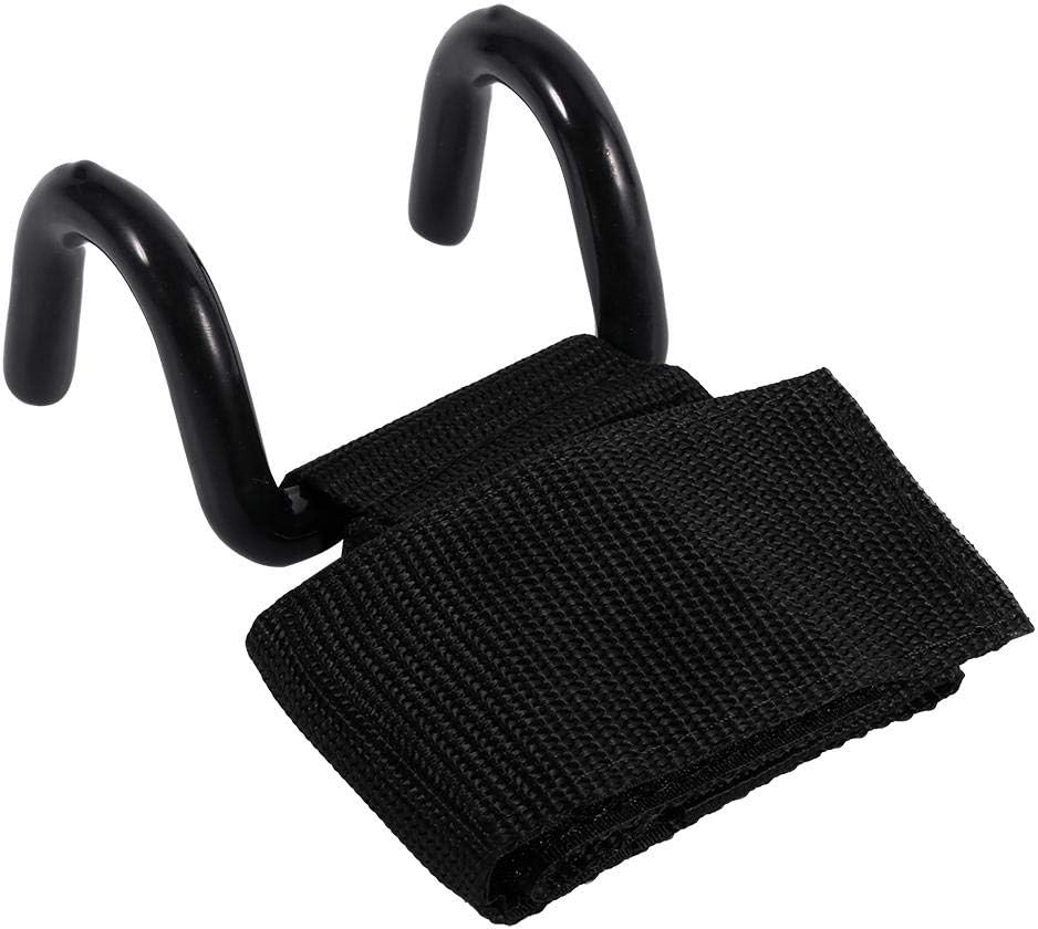 Tbest Weight Lifting Hooks Straps Wrist Straps Heavy Duty Strength Gym Strap Hook Grips Training Wrist Support Bandage Brace replacement for Weightlifting Powerlifting Bodybuilding - Image 4