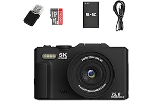 Optinexo 5K Digital Compact Camera(Black)