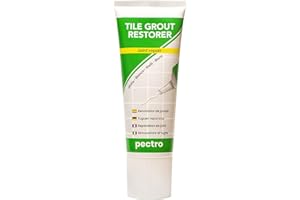 PECTRO XL Grout Repair (14,12oz - 400g) - Grout Crack Filler with Hermetic Seal - Fast Drying Grout Renew Repair for cracks and gaps - (BIGGER: 14,12oz - 400g)