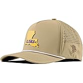 Branded Bills Officially Licensed x LSU Tigers 5-Panel Collection Gold State PVC