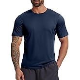 Mens T-Shirt Sun Shirts UPF 50+ Short Sleeve Quick Dry Athletic with UV Protection