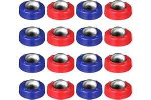 BESPORTBLE 16Pcs Mini Shuffleboard Pucks, Shuffleboard Table Pucks Tabletop Game Rolling Balls Supplies for Indoor Home Leisu