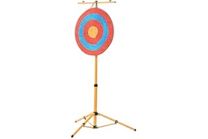VKEDA Traditional Archery Target - Hand Made Solid Round Straw Arrow Target for Recurve & Compound Bow Outdoor Practice