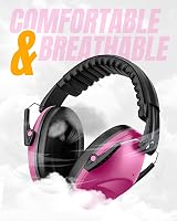 Kemraes Children's Noise Cancelling Ear Defenders Pink Autism Hearing view 4